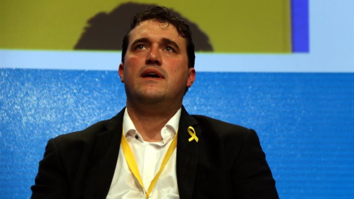 David Bonvehí, en la clausura del congreso del PDECat-ACN / POL SOLÀ