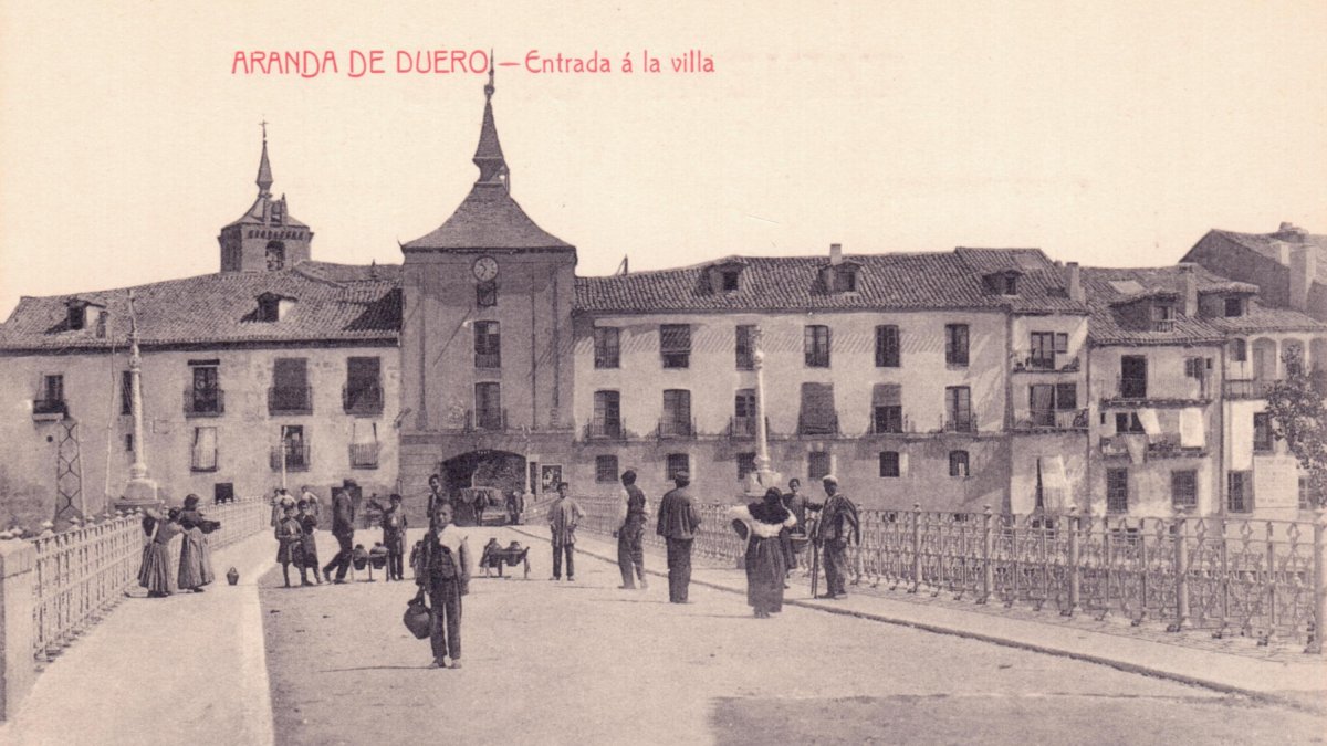 El puente hacia 1920
