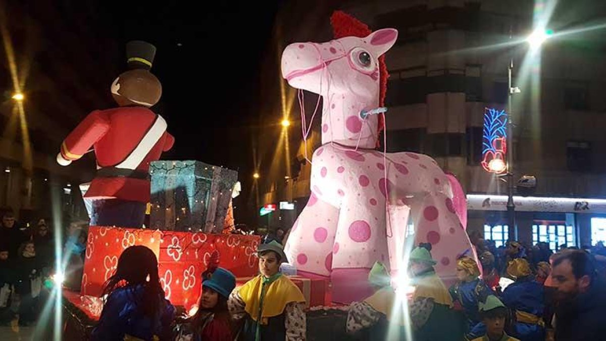 Imagen de la cabalgata de Reyes de este año.-ECB