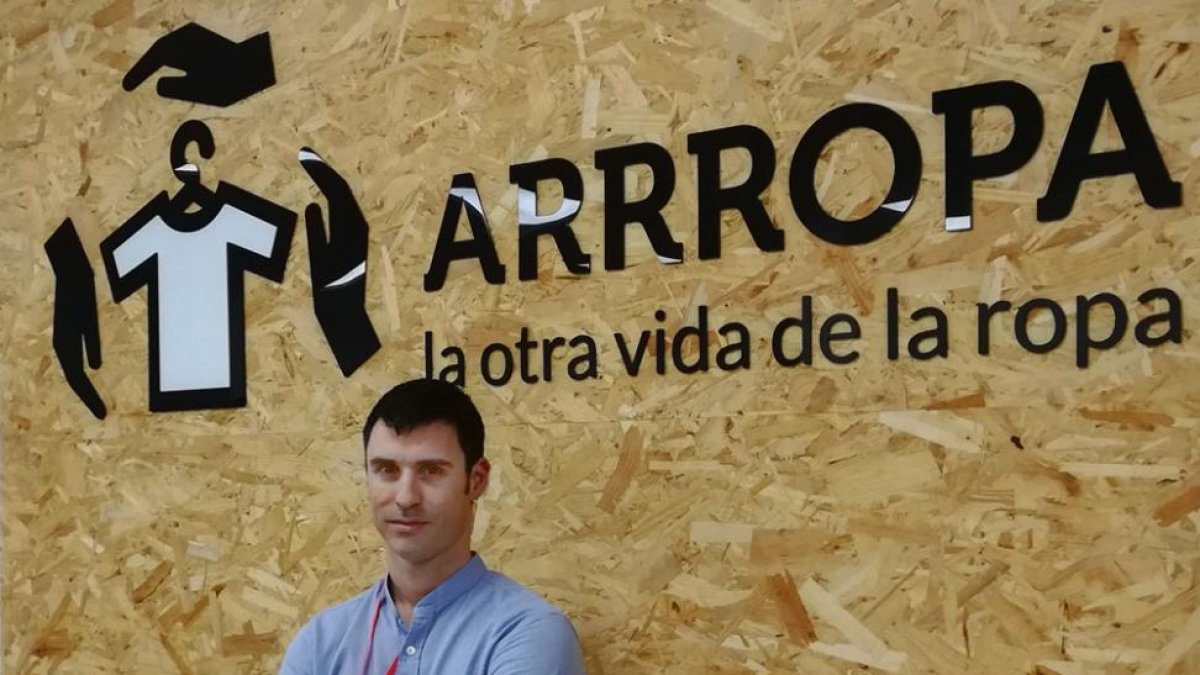 Ángel Hernando Palacios, técnico de Empleo de Cáritas.-L. V.