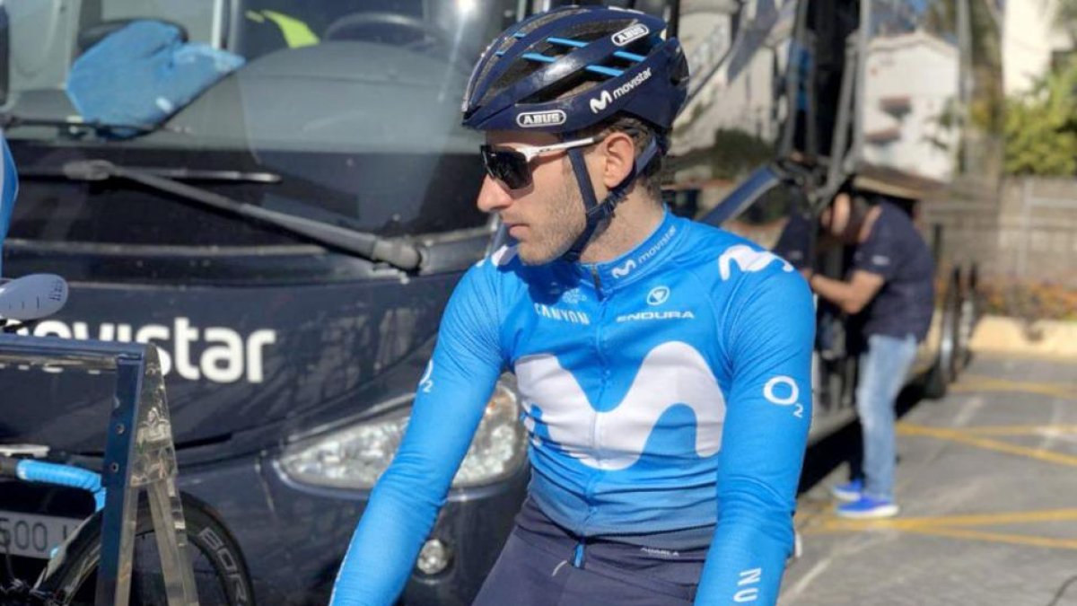 Carlos Barbero iniciará el domingo en París su segunda prueba World Tour de la temporada.-MOVISTARTEAM.COM