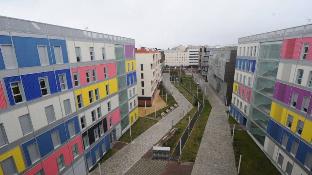 Las viviendas de la urbanización Cellophane.-ISRAEL L. MURILLO