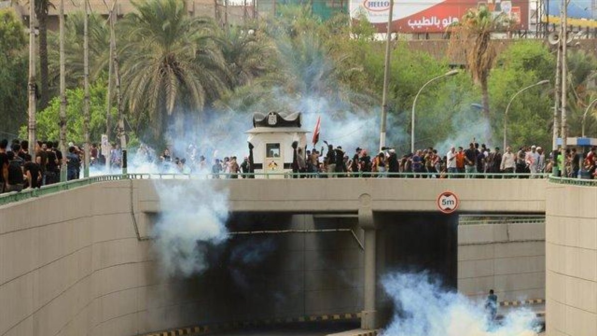Manifestación contra la corrupción y la crisis económica en Irak-EUROPA PRESS (Ameer Al Mohammedaw/dpa)