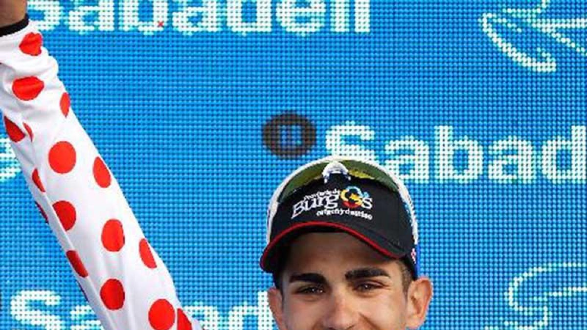 Salas, en el podio.-PHOTOGOMEZSPORT