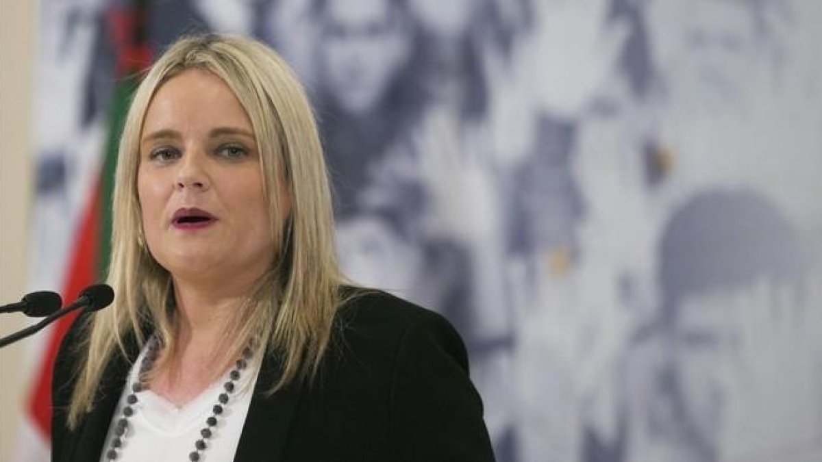 La presidenta de la Fundación Víctimas del Terrorismo, Mari Mar Blanco, en un acto del PP-EFE