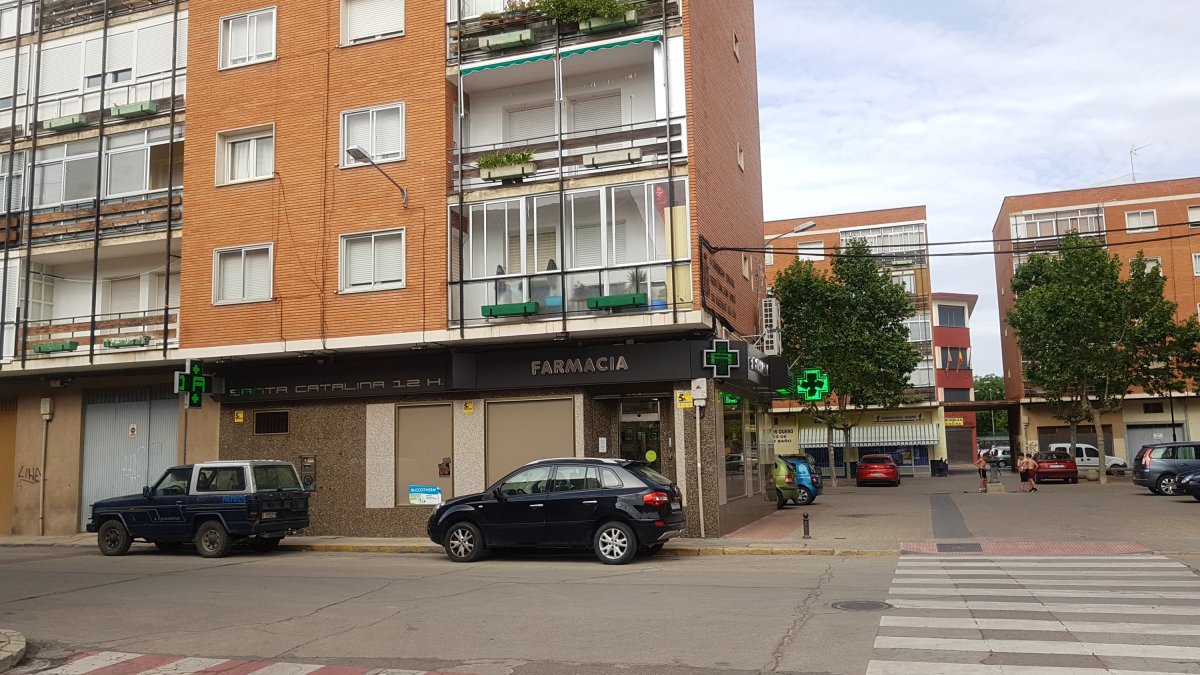 El detenido intentó atracar una farmacia en Santa Catalina. ECB