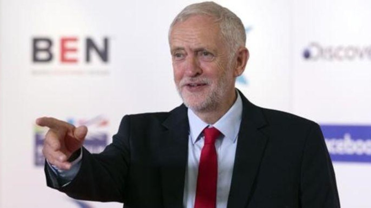 Jeremy Corbyn, durante una intervención reciente en Edimburgo.-JANE BARLOW / AP