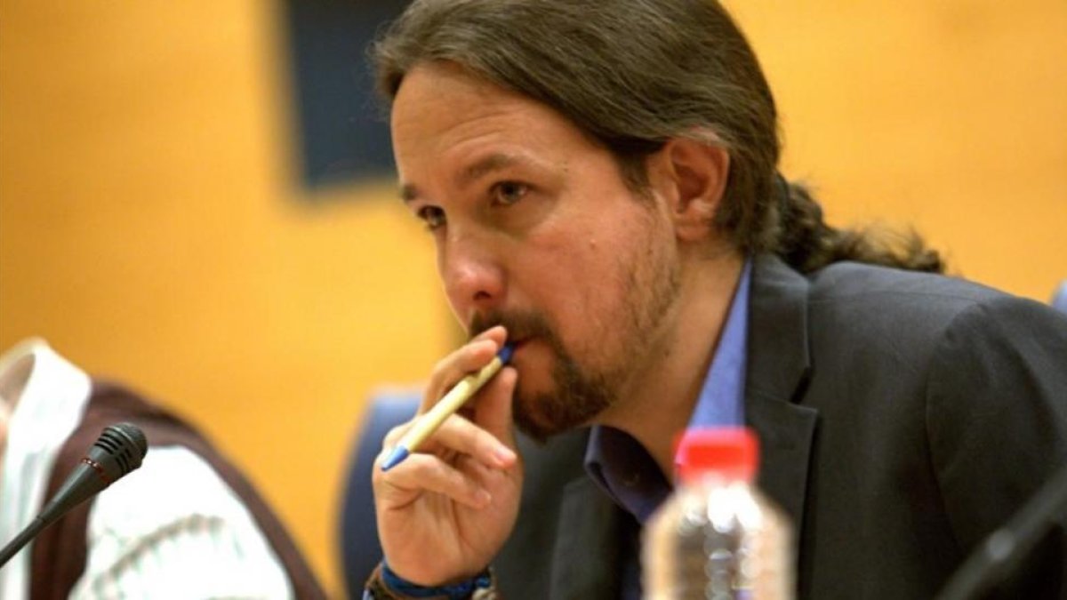 El líder de Podemos, Pablo Iglesias.-DAVID CASTRO