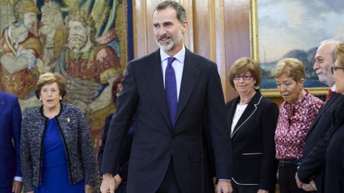 El rey Felipe VI, este pasado 26 de noviembre en la Zarzuela.-ARCHIVO