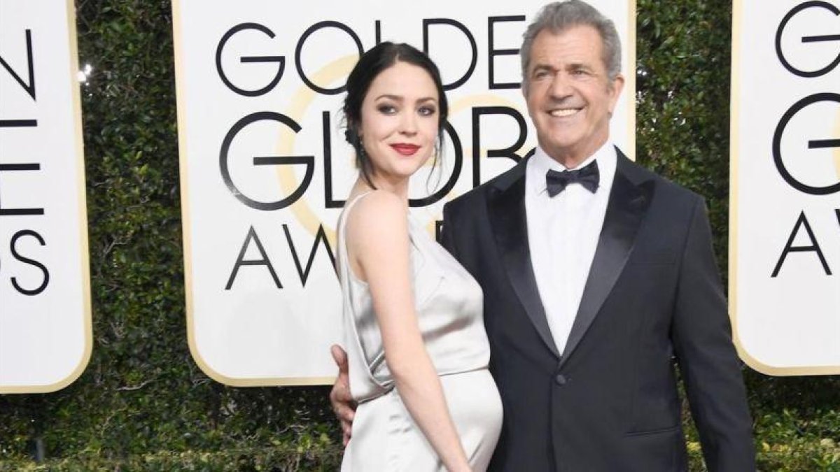Mel Gibson y Rosalind Ross, el pasado 8 de enero.-AFP / FRAZER HARRISON