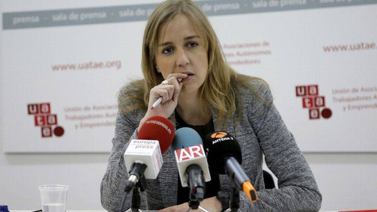 La exdiputada de IU Tania Sánchez, el pasado marzo.-Foto: JOSÉ LUIS ROCA