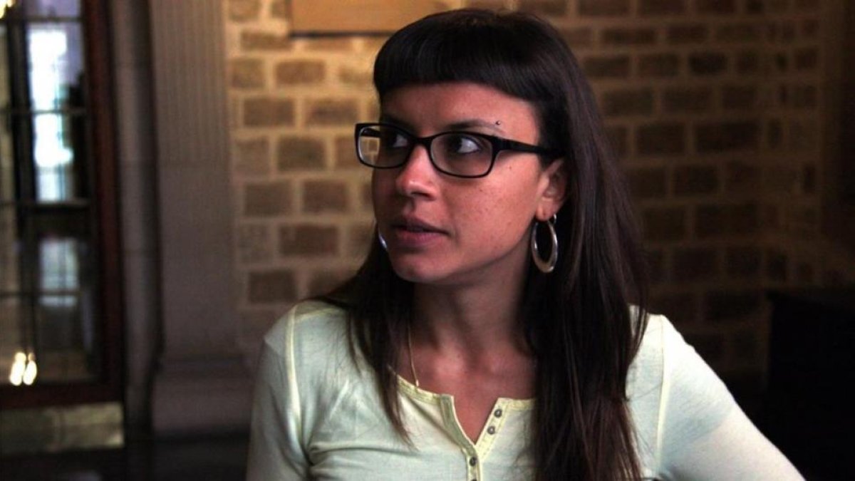 La concejala de la CUP Maria Rovira.-ACN / ALEIX MOLDES