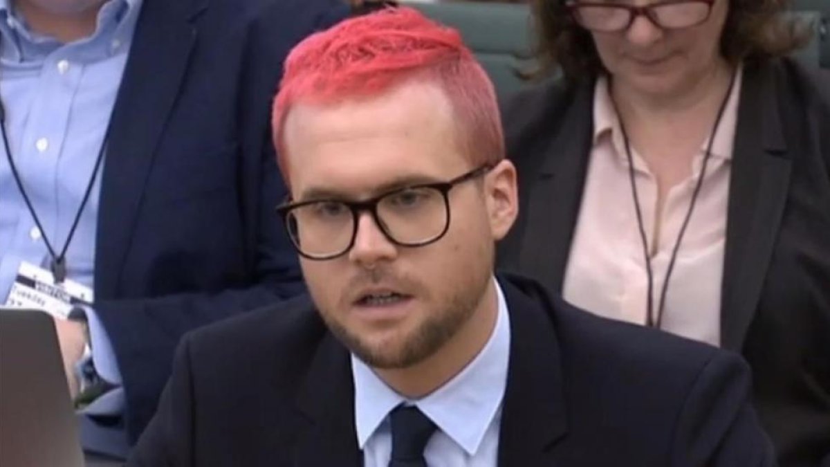 Christopher Wylie, durante su declaración.-/ AFP