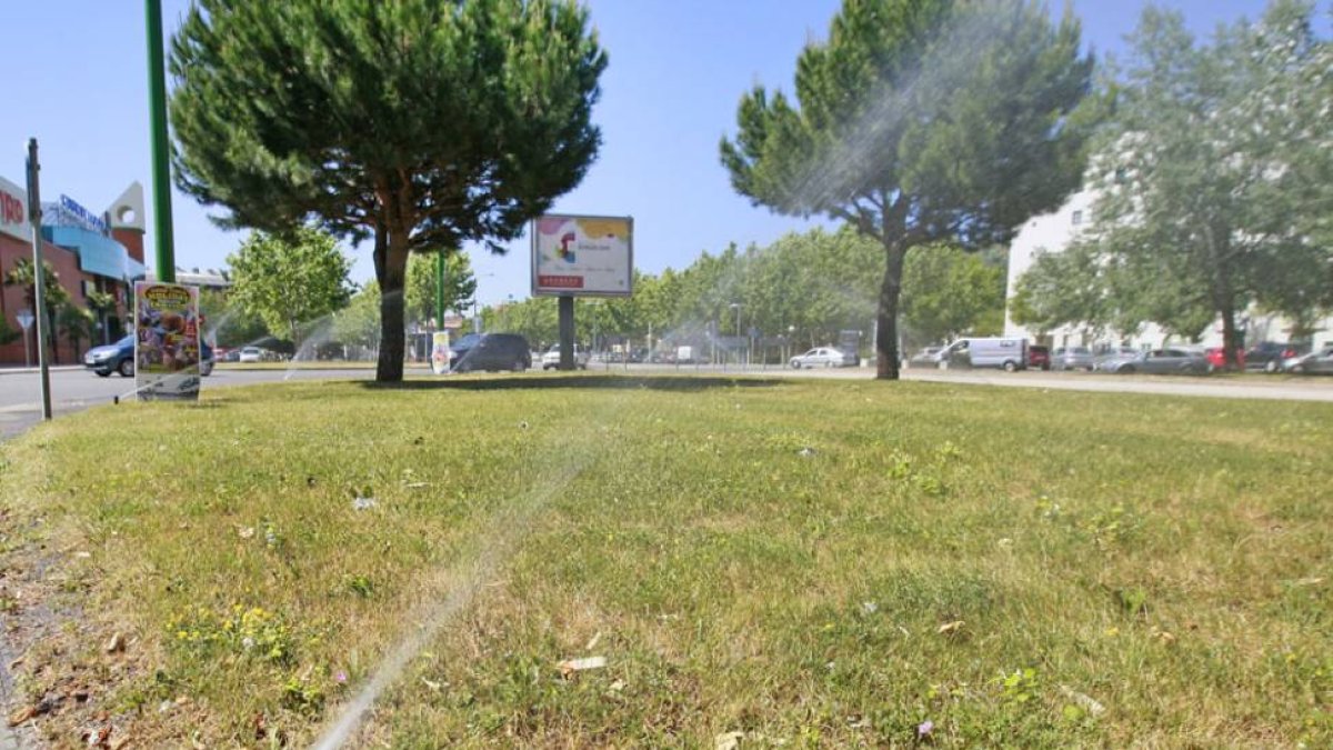 La Sociedad Municipal ha incrementado el control sobre el consumo de agua en parques y jardines.-RAÚL G. OCHOA