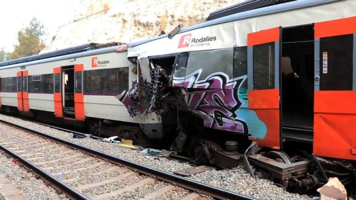 Imagen del accidente en el que perdió la vida Raquel Delgado.-EFE-TV