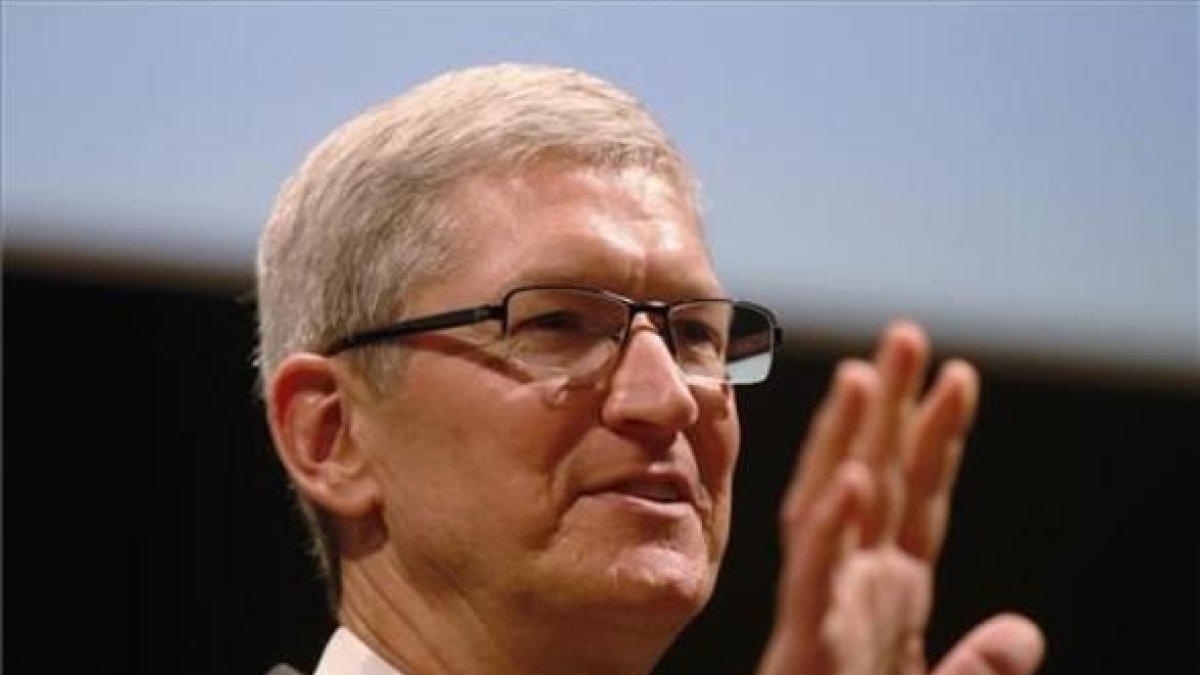 Tim Cook, consejero delegado de Apple.-AP / LUCA BRUNO