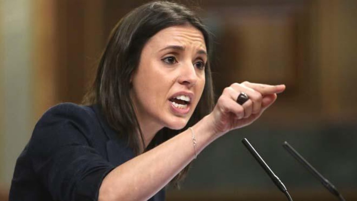 Irene Montero ha acusado al Gobierno de haber