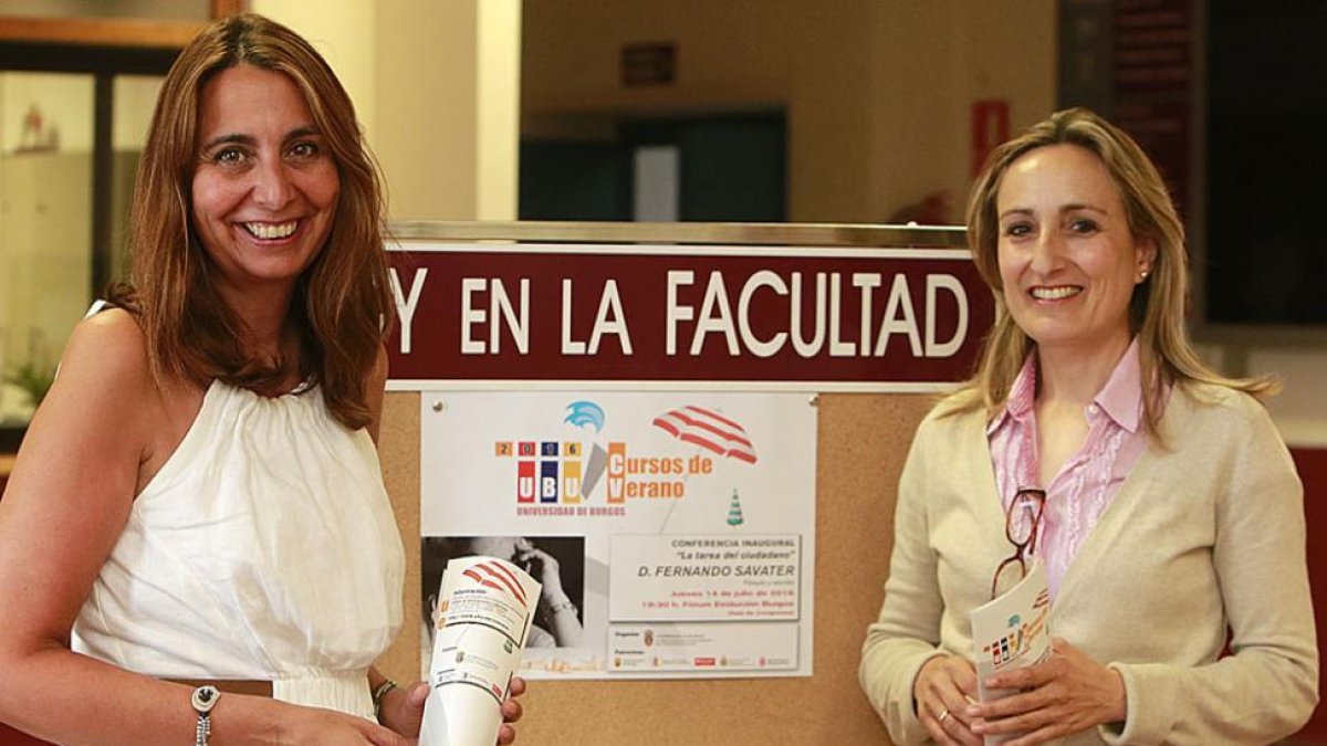 Gloria Pérez de Albéniz y Camino Escolar.-RAÚL G. OCHOA