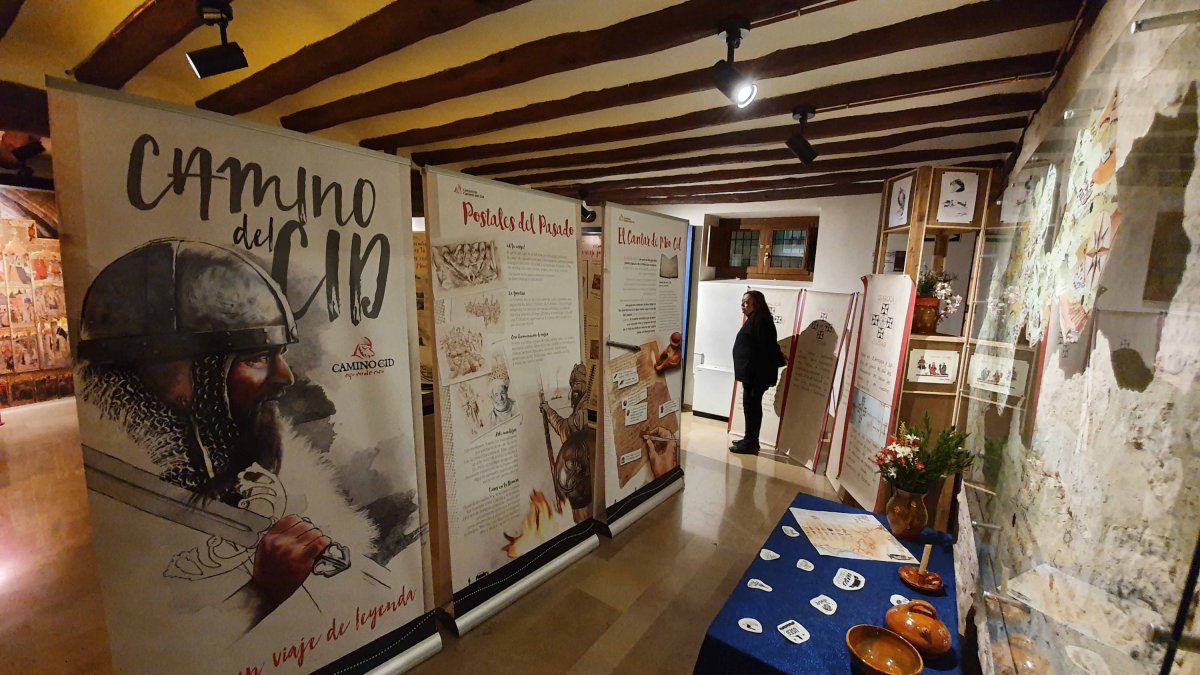 Uno de los espacio de la exposición Camino del Cid. ECB