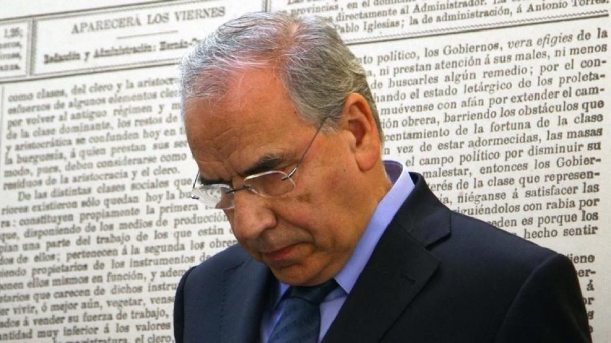 El exvicepresidente del Gobierno Alfonso Guerra.-AGUSTIN CATALAN