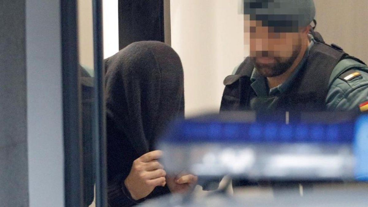 José Enrique Abuín, trasladado por la Guardia Civil.-LAVANDEIRA JR