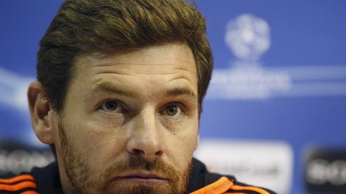 André Villas-Boas, en una rueda de prensa previa a un partido de Champions League-TONY GENTILE