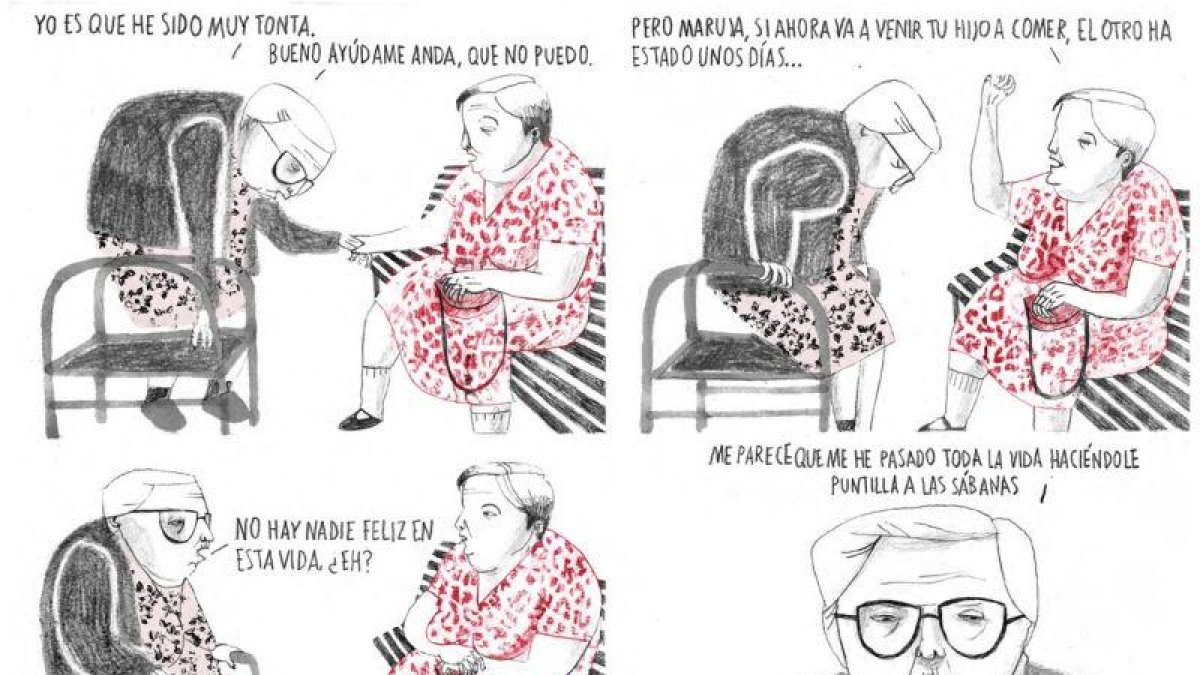 Página de 'Estamos todas bien', de Ana Penyas, obra ganadora del premio Fnac-Salamandra Graphic.-