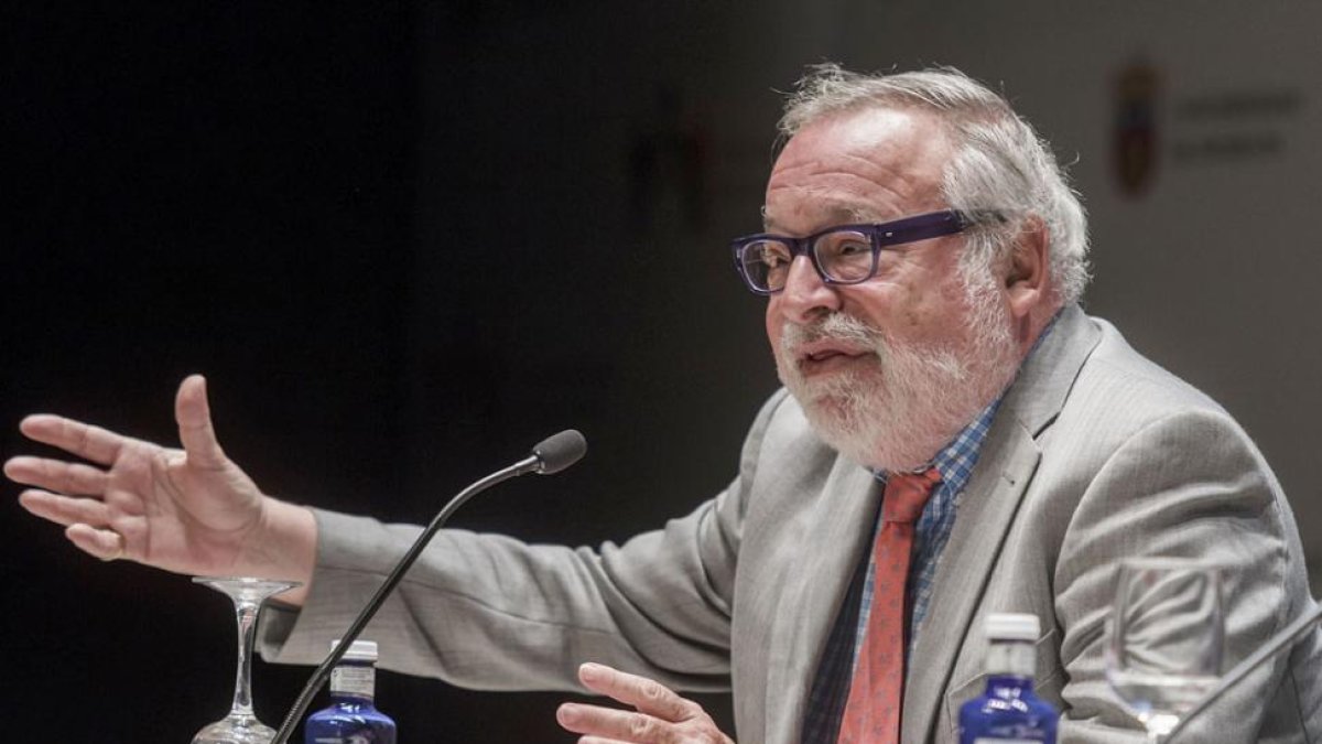 Fernando Savater, ayer en el Fórum Evolución.-ICAL