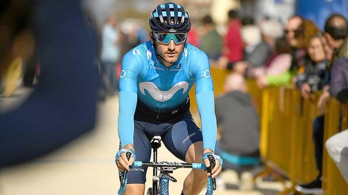 CarlosBarbero, durante una prueba de la presente temporada.-MOVISTAR TEAM