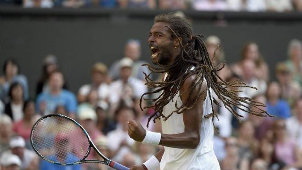 Dustin Brown, el último verdugo de Nadal en Wimbledon.-Foto: EFE / FACUNDO ARRIZABALAGA