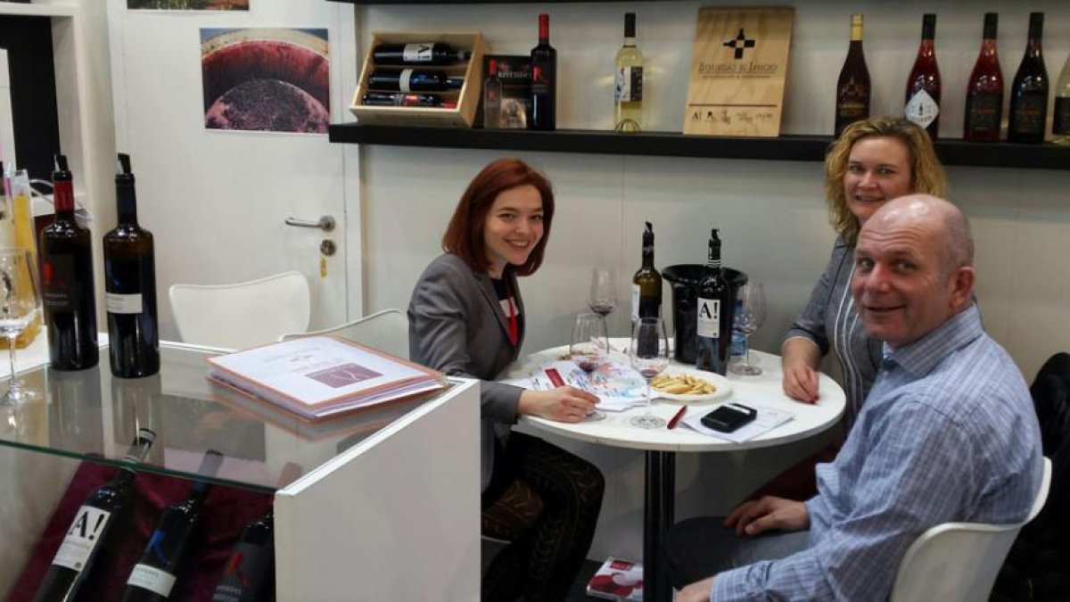 Bodegas El Inicio estuvo presente en la última edición de la feria internacional Prowein.-ECB