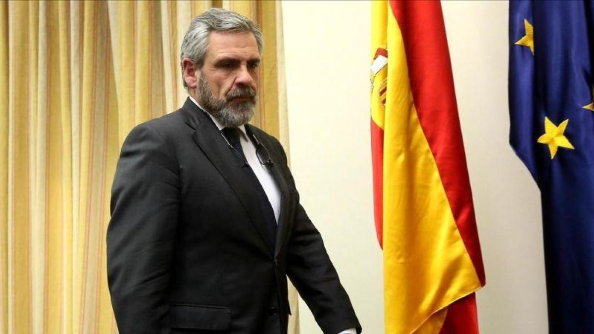 Daniel de Alfonso, exdirector de la Oficina Antifrau, en el Congreso, el 5 de abril del 2017.-JUAN MANUEL PRATS