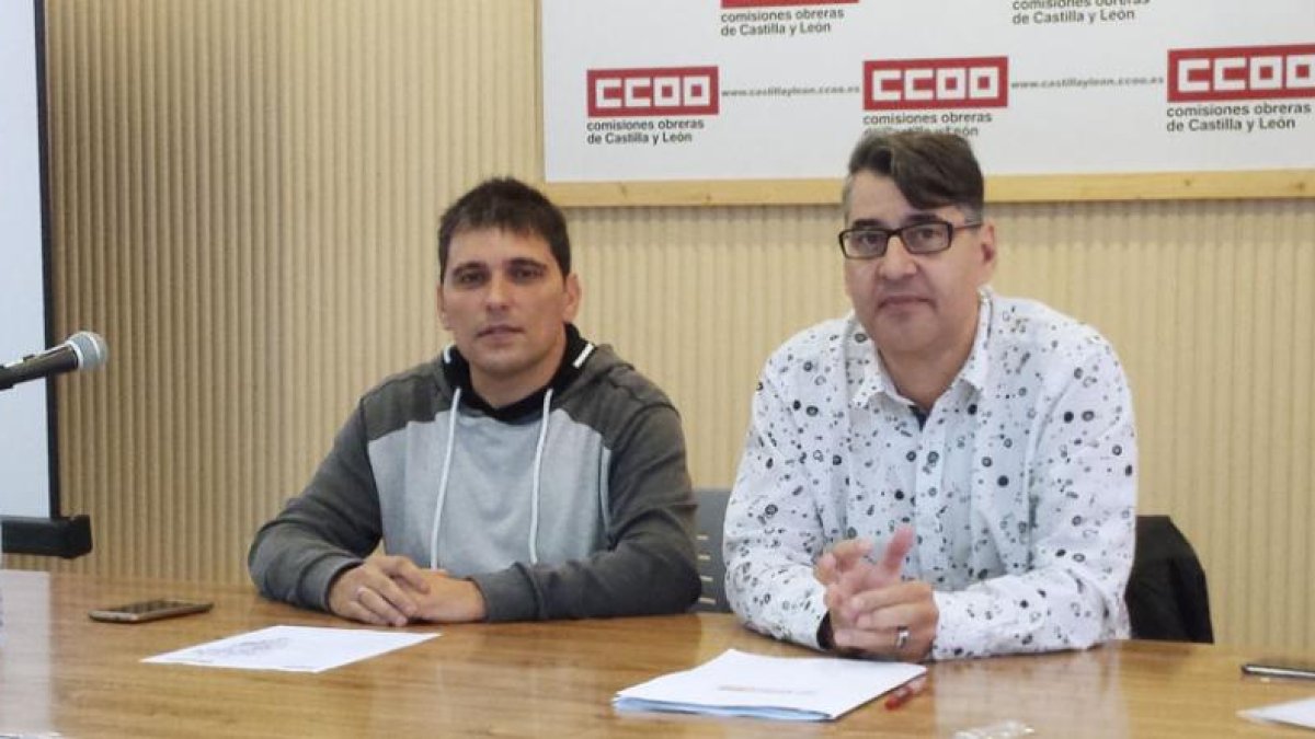 Gonzalo Díez junto a Jorge Melero.-L. V.