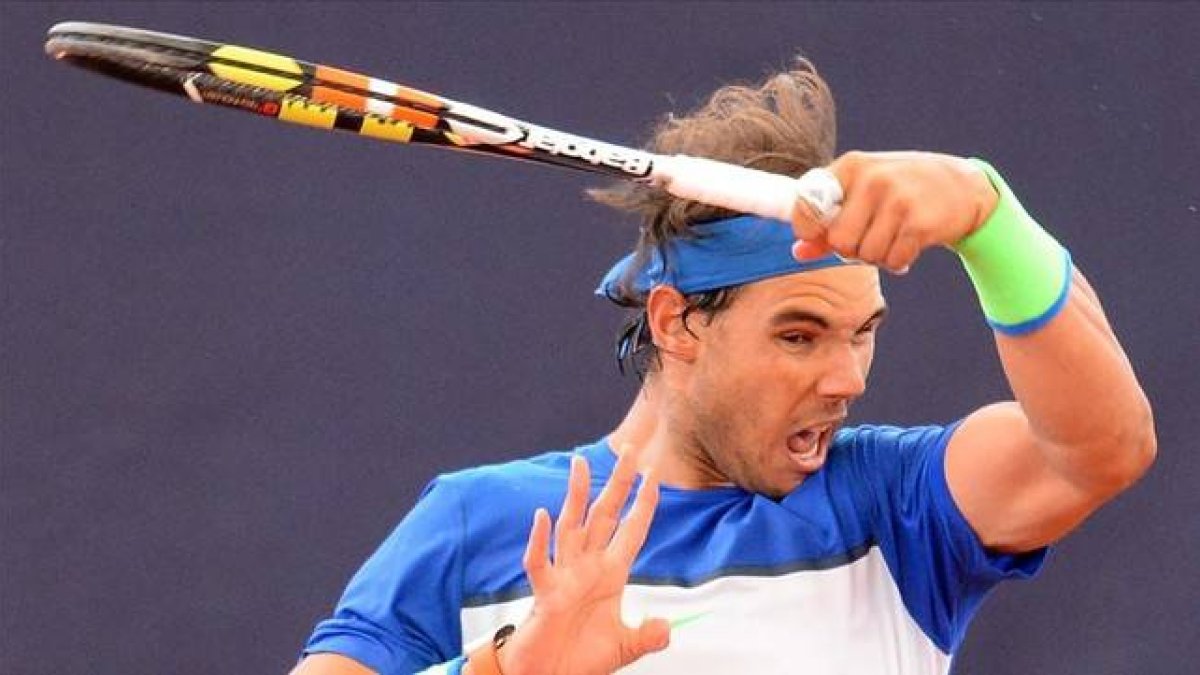 Rafa Nadal en Hamburgo.-Foto: AFP / DANIEL BOCKWOLDT