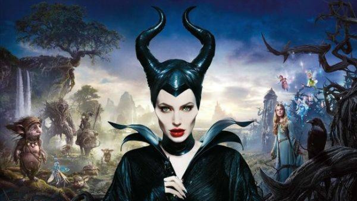 Angelina Jolie, en la película de Disney 'Maléfica'.-Foto: ARCHIVO