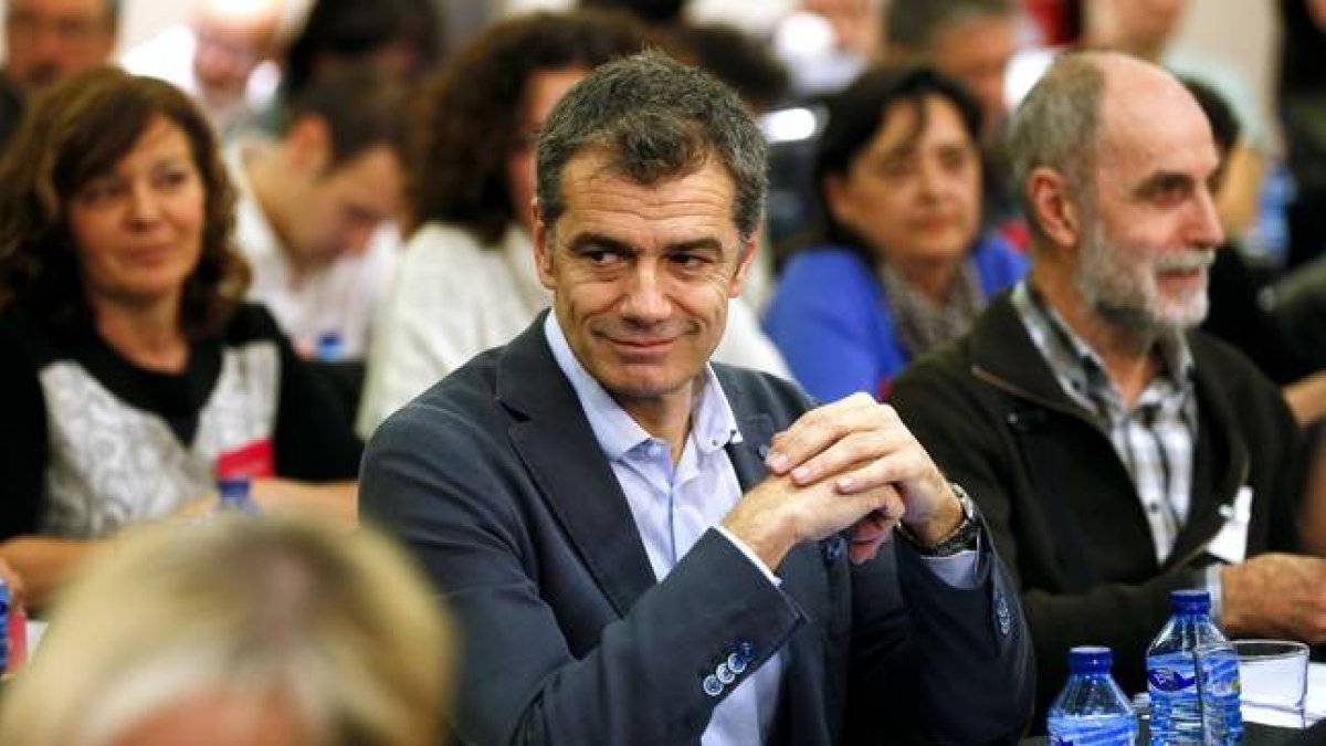 Cantó, durante el Consejo Político extraordinario celebrado este sábado.-Foto: EFE /JUANJO MARTÍN
