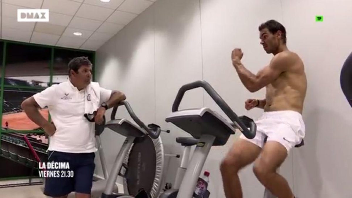 Imagen del documental 'La décima', producción sobre el último Roland Garros que ha ganado Rafa Nadal, y que emite el canal DMax.-
