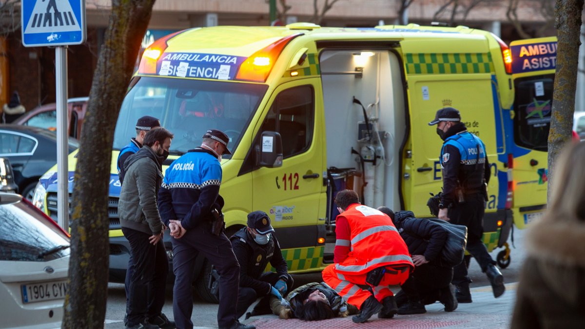 Herida una mujer de 42 años en un atropello en Condesa Mencía. ECB