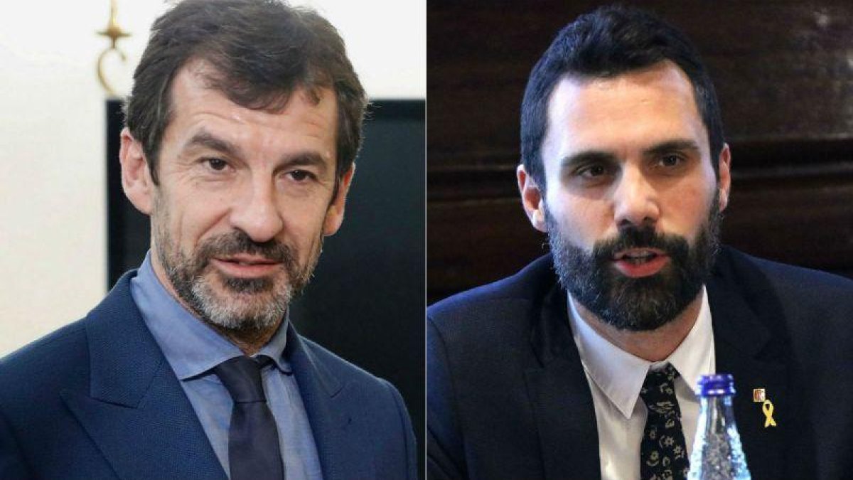 Ferran López y Roger Torrent.-EL PERIÓDICO (ACN)