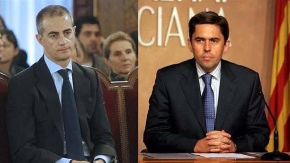 Los exdirigentes del PP Valenciano y exdiputados en las Corts, Vicente Rambla y Ricardo Costa.-Foto: EUROPAPRESS