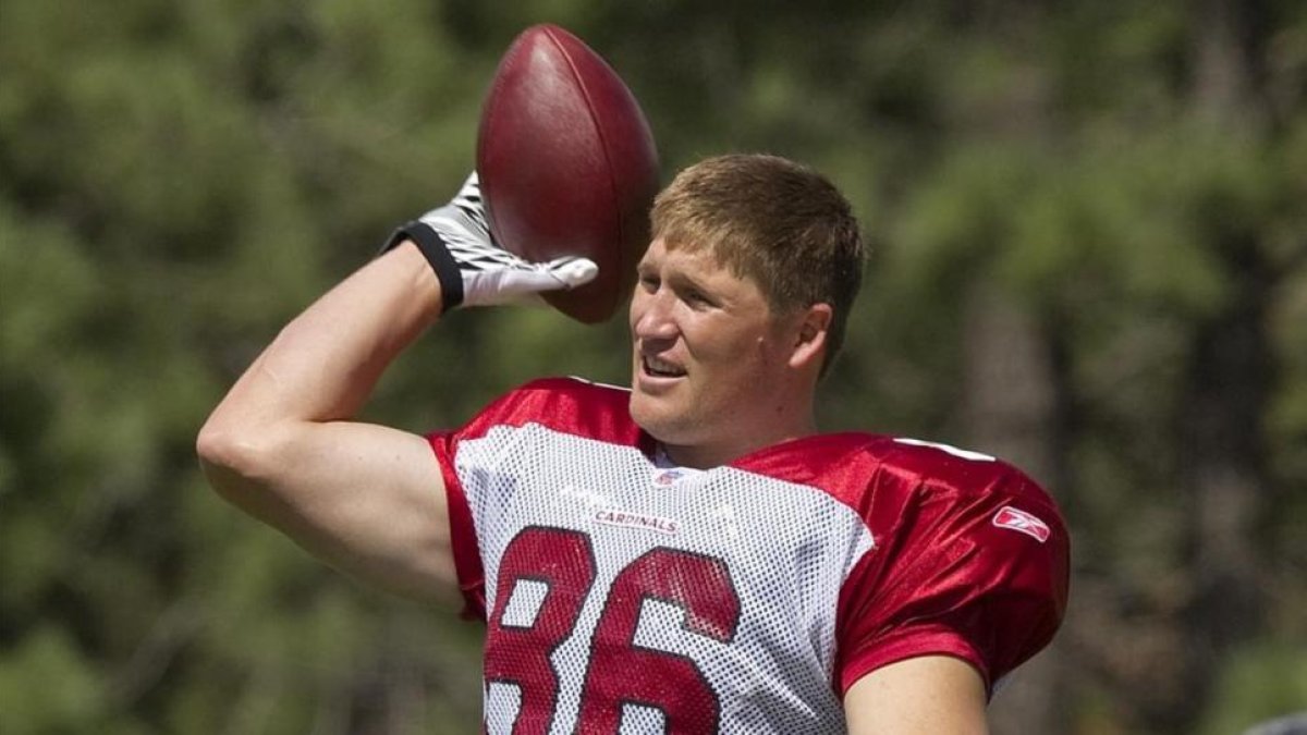 Todd Heap, en una foto del 2011, cuando jugaba en el Arizona Cardinals.-MATT YORK