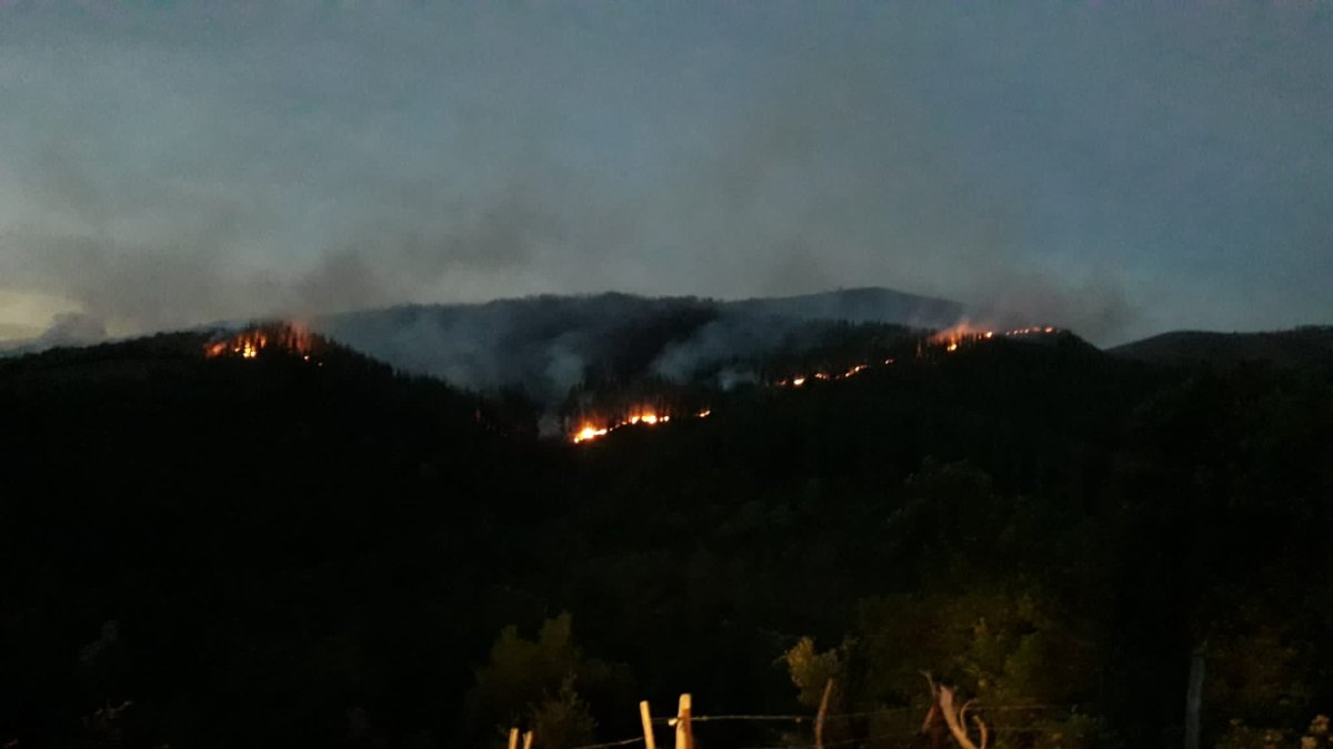 Imagen del incendio. JCYL