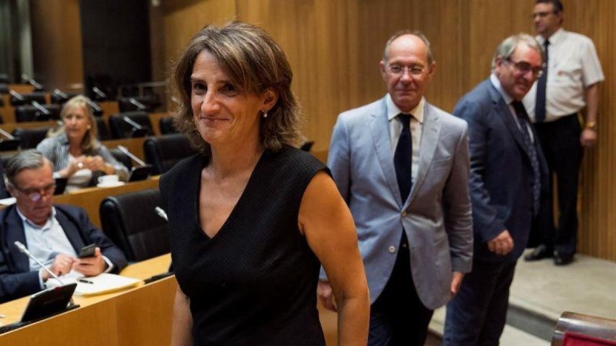 La ministra de Transición Ecológica, Teresa Ribera.-EL PERIÓDICO
