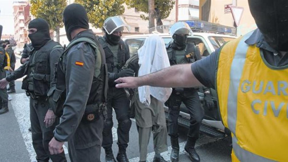 Detención en Lleida de presuntos yihadistas, en julio del año pasado.-RAMON GABRIEL
