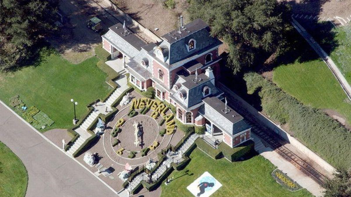 Foto aérea del rancho Neverland.-ARMANDO ARORIYO (EFE)