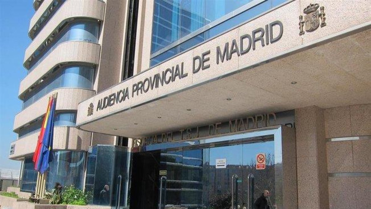 La Audiencia Provincial de Madrid.-EP