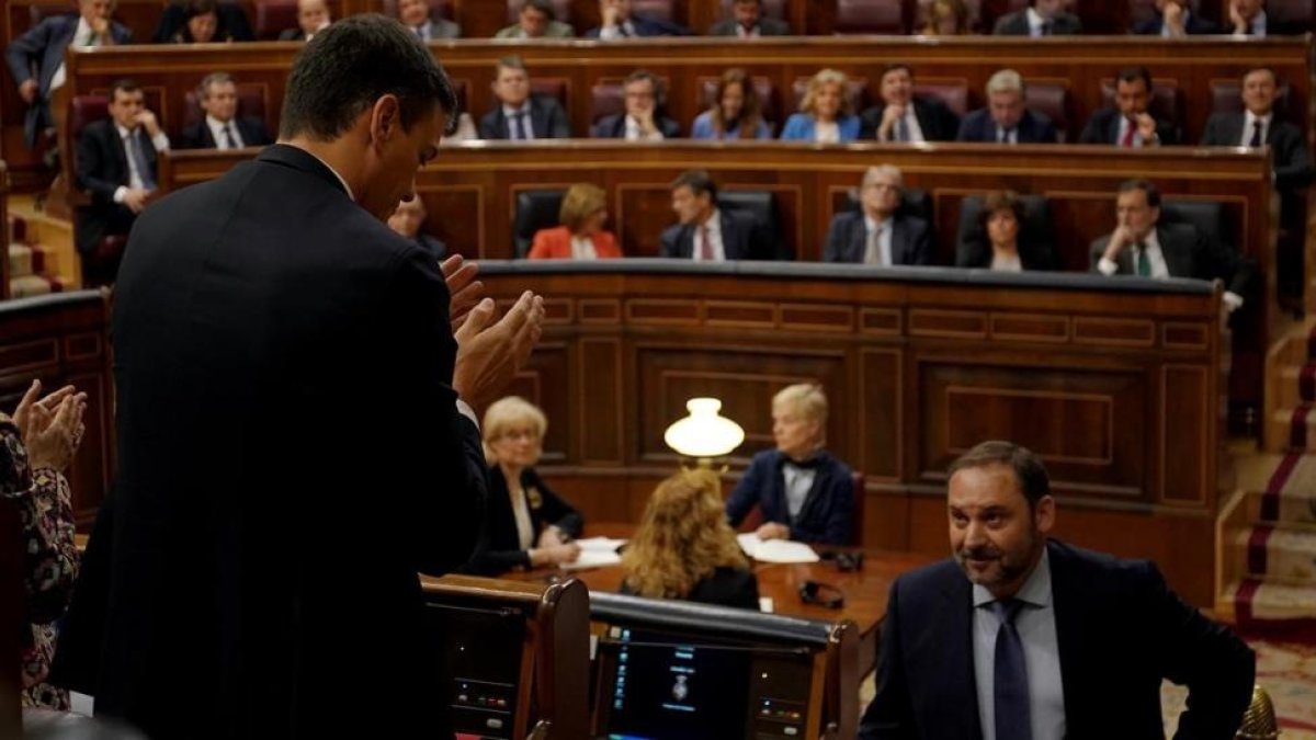 Sánchez, en el Congreso-JOSE LUIS ROCA