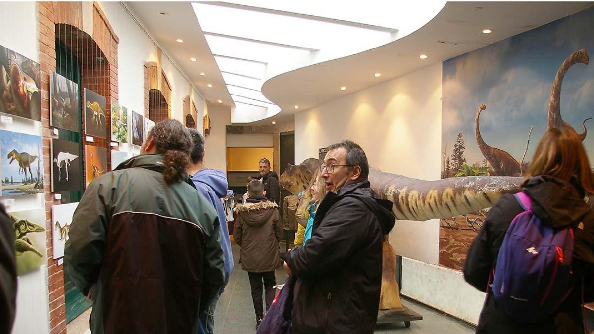 El Museo de los Dinosaurios de Salas de los Infantes ha recibido en este año más de 14.500 visitantes.-ECB