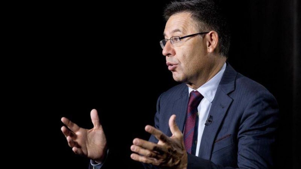 Bartomeu, en una entrevista en Nueva York.-AP / MARK LENNIHAN
