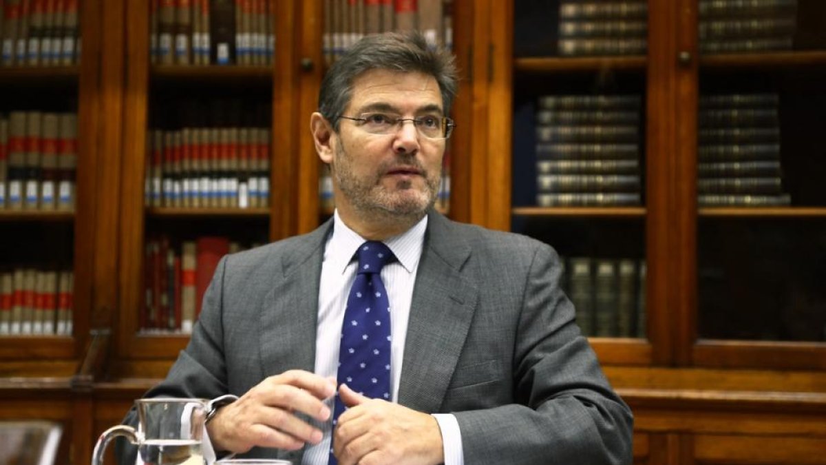 El ministro de Justicia, Rafael Catalá.-AGUSTIN CATALAN